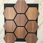 Akustisk Honnings Vægpanel Mørk