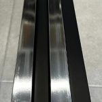 Akustisk lambiri træ vægpanel - bronz/sort